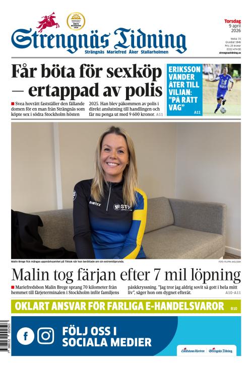 Strengnäs Tidning 9.4.2026