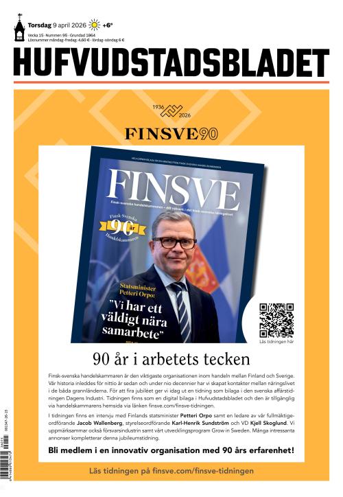 Hufvudstadsbladet 9.4.2026