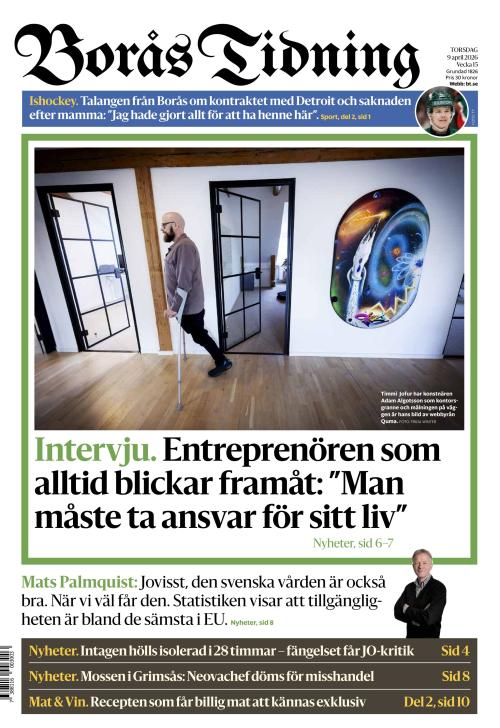 Borås Tidning 9.4.2026