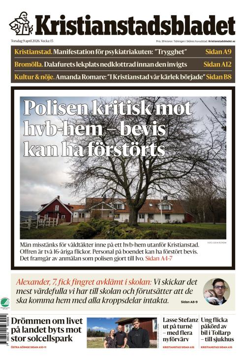 Kristianstadsbladet 9.4.2026