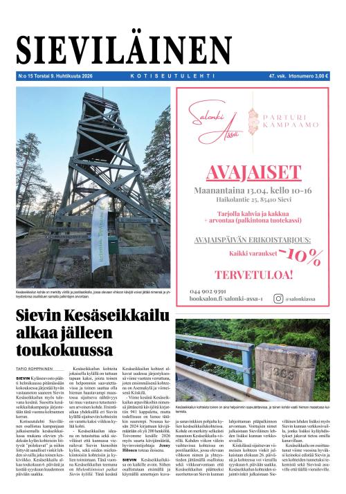 Sieviläinen 9.4.2026