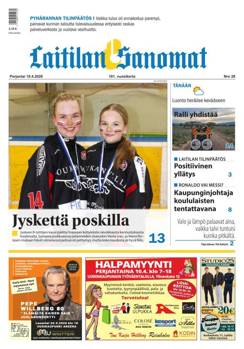 Laitilan Sanomat 10.4.2026