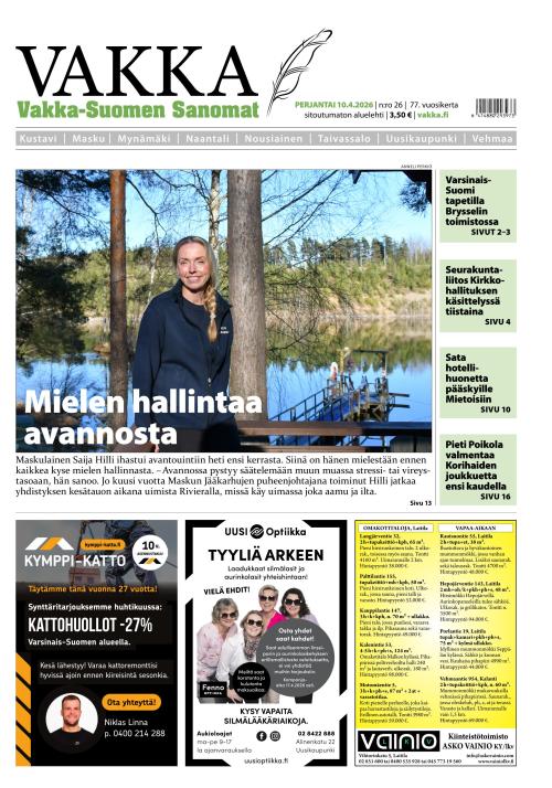 Vakka-Suomen Sanomat 10.4.2026