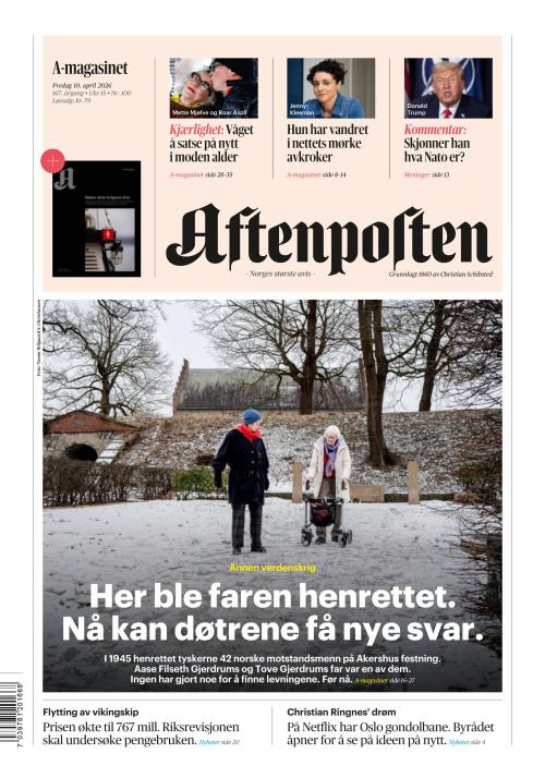 Aftenposten 10.4.2026