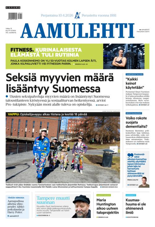 Aamulehti 10.4.2026