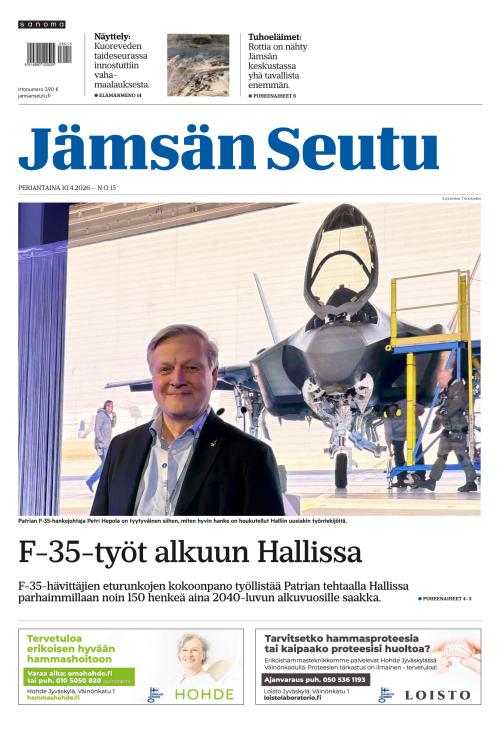 Jämsän Seutu ja Vekkari 10.4.2026