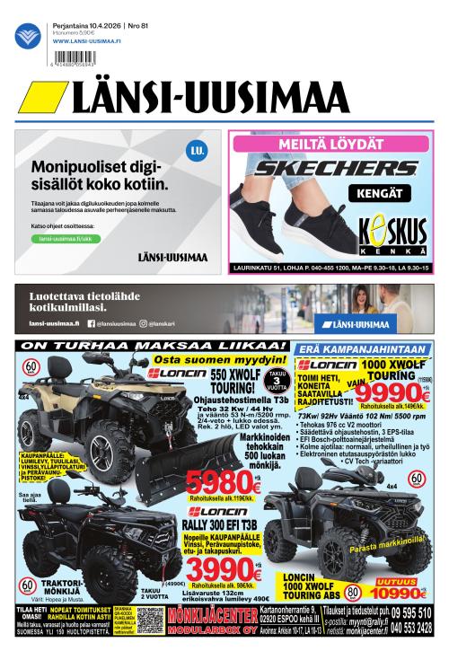 Länsi-Uusimaa 10.4.2026