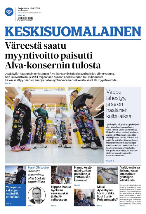 Keskisuomalainen 10.4.2026