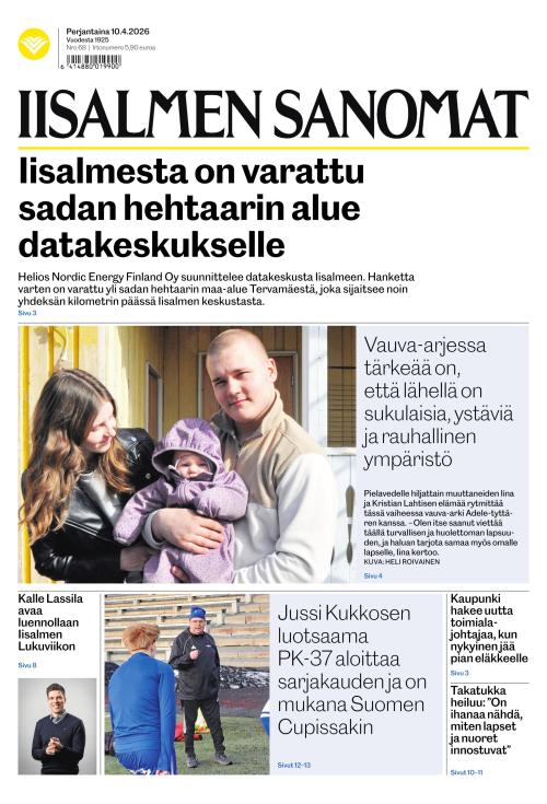 Iisalmen Sanomat 10.4.2026