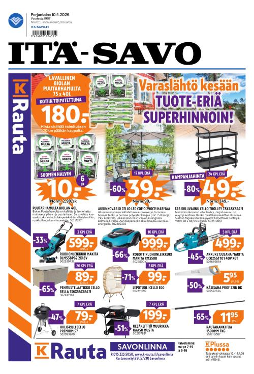 Itä-Savo 10.4.2026
