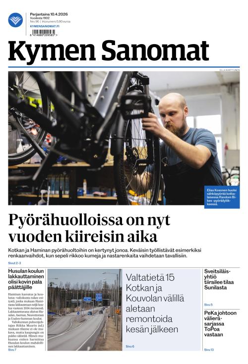Kymen Sanomat 10.4.2026