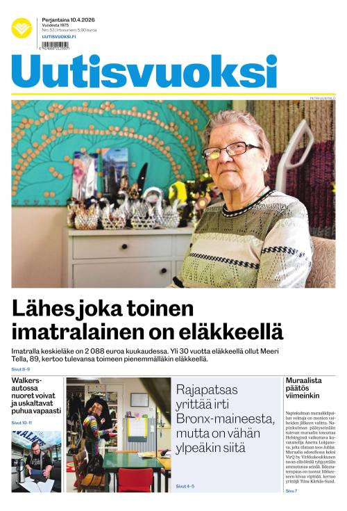 Uutisvuoksi 10.4.2026