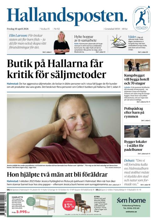 Hallandsposten 10.4.2026