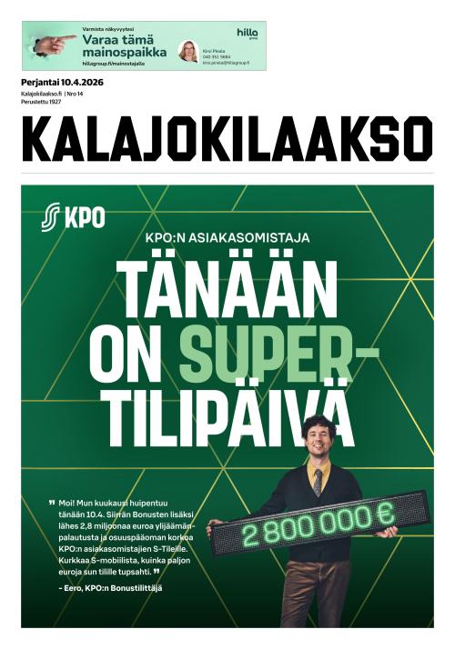 Kalajokilaakso ja Kalajaska 10.4.2026