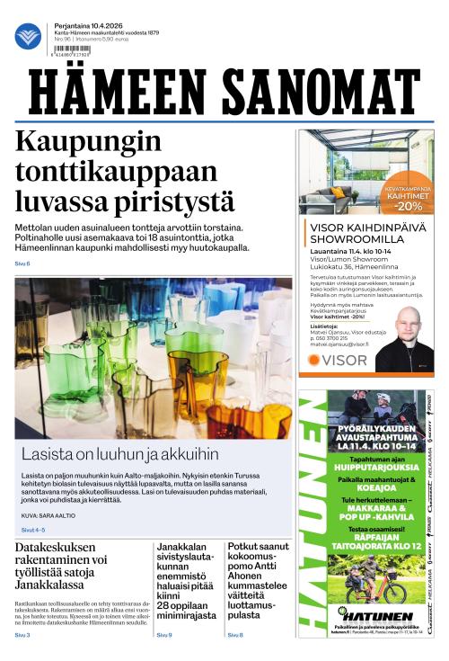 Hämeen Sanomat 10.4.2026