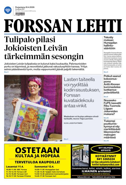 Forssan Lehti 10.4.2026