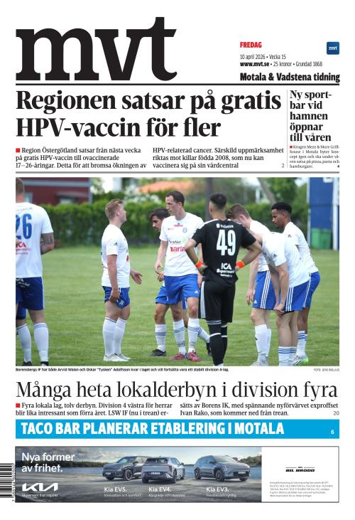 Motala Vadstena Tidning 10.4.2026