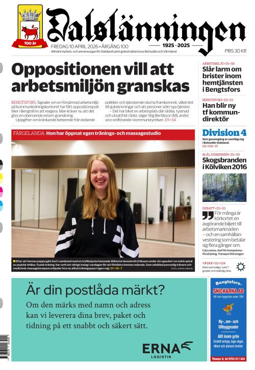 Dalslänningen 10.4.2026