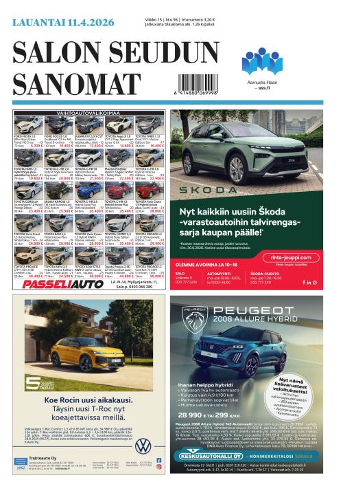 Salon Seudun Sanomat 11.4.2026