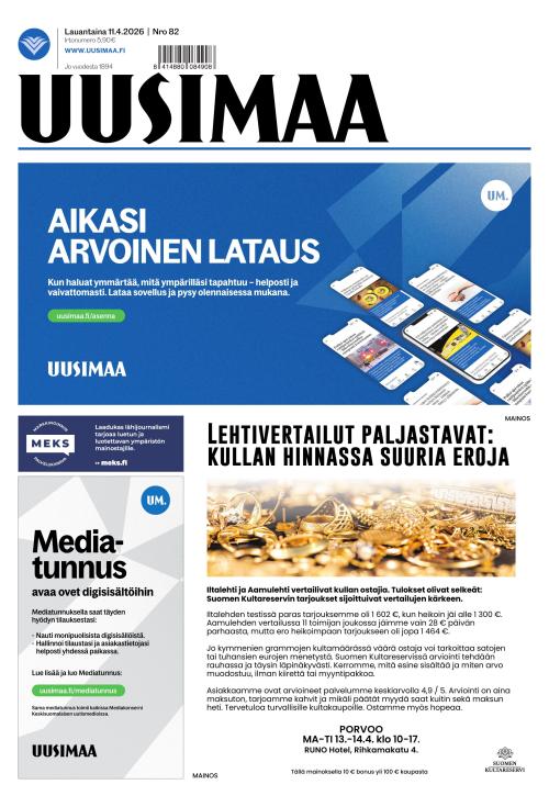 Uusimaa 11.4.2026