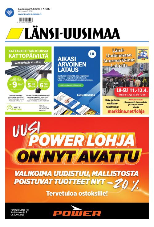 Länsi-Uusimaa 11.4.2026