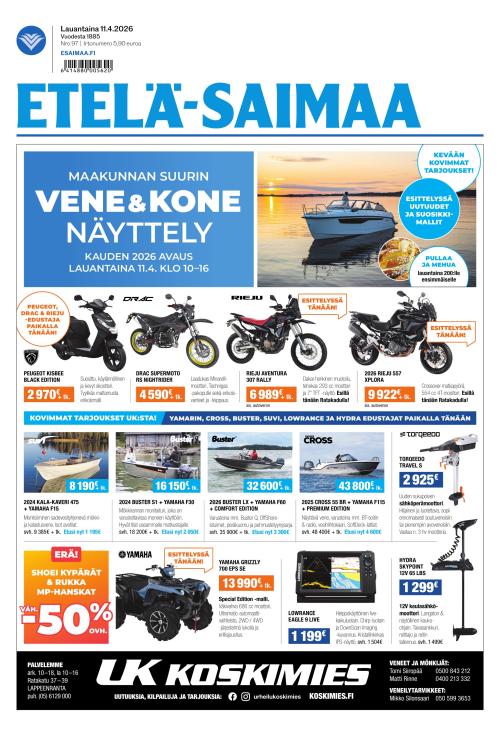 Etelä-Saimaa 11.4.2026