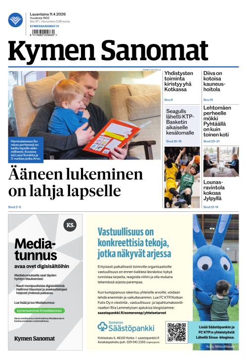 Kymen Sanomat 11.4.2026