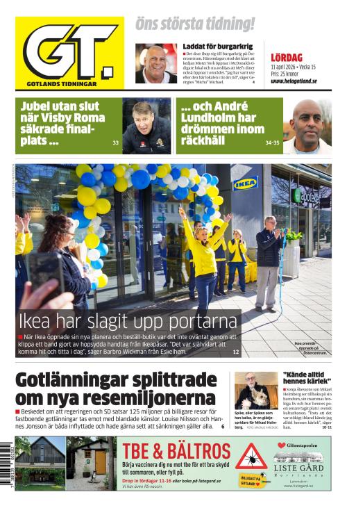 Gotlands Tidningar 11.4.2026