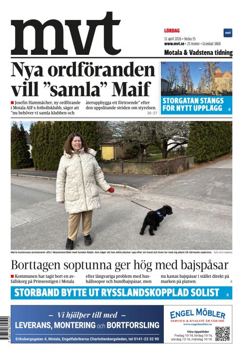 Motala Vadstena Tidning 11.4.2026