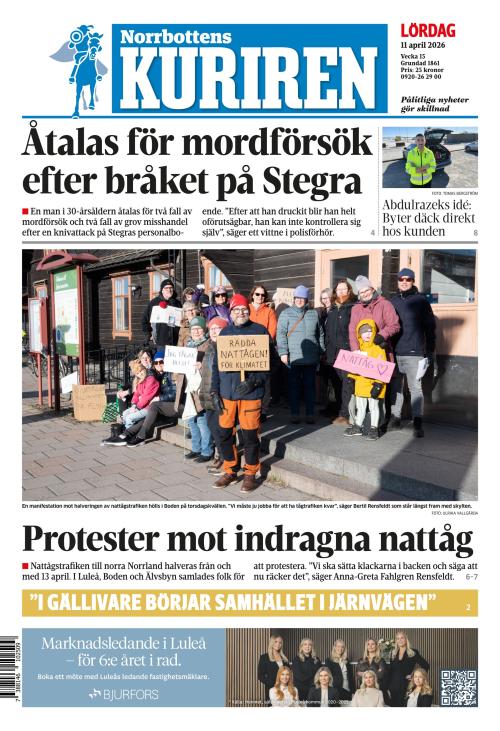 Norrbottens-kuriren 11.4.2026