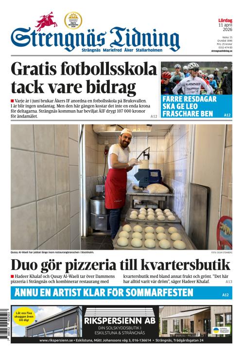 Strengnäs Tidning 11.4.2026
