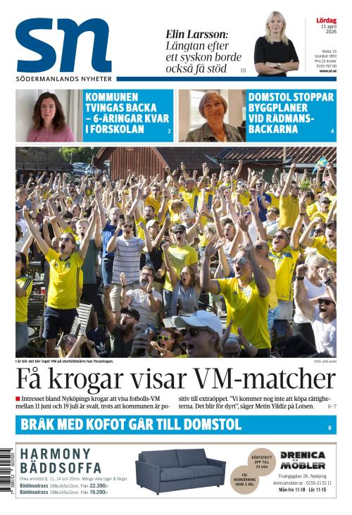 Södermanlands Nyheter 11.4.2026
