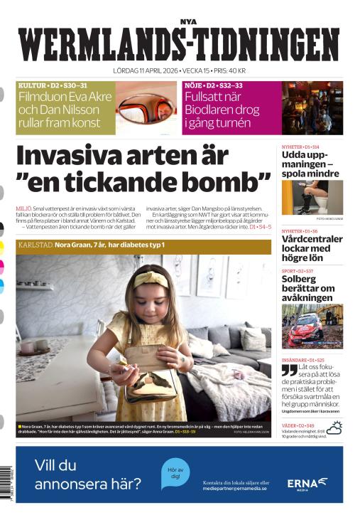Nya Wermlands-Tidningen 11.4.2026