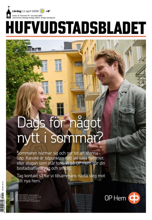 Hufvudstadsbladet 11.4.2026