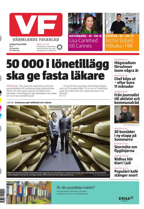 Värmlands Folkblad 11.4.2026