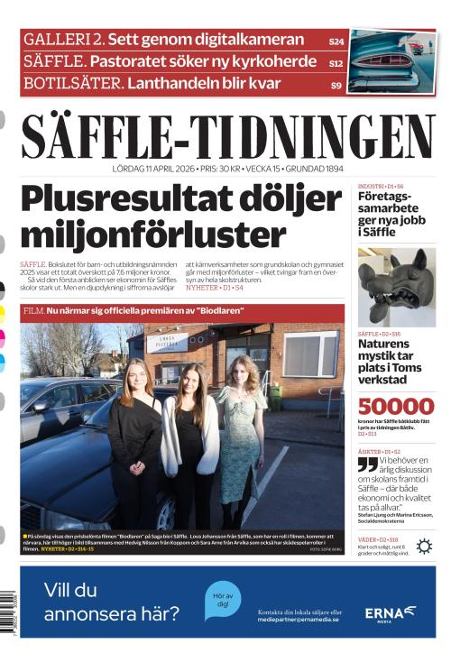 Säffle-Tidningen 11.4.2026