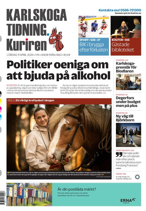 Karlskoga Tidning-Kuriren 11.4.2026