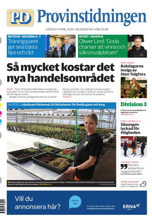 Provinstidningen Dalsland 11.4.2026