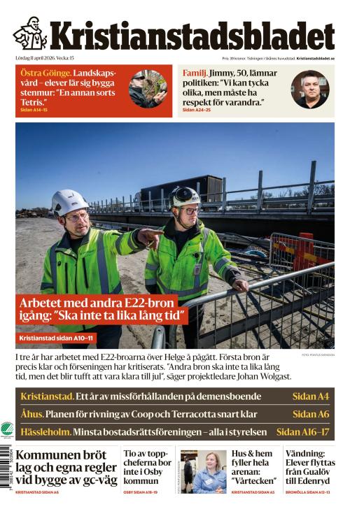 Kristianstadsbladet 11.4.2026