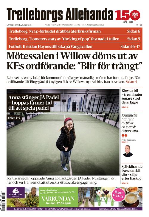 Trelleborgs Allehanda 11.4.2026