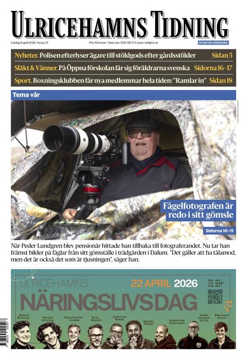 Ulricehamns Tidning 11.4.2026