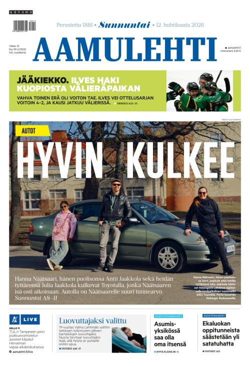 Aamulehti 12.4.2026