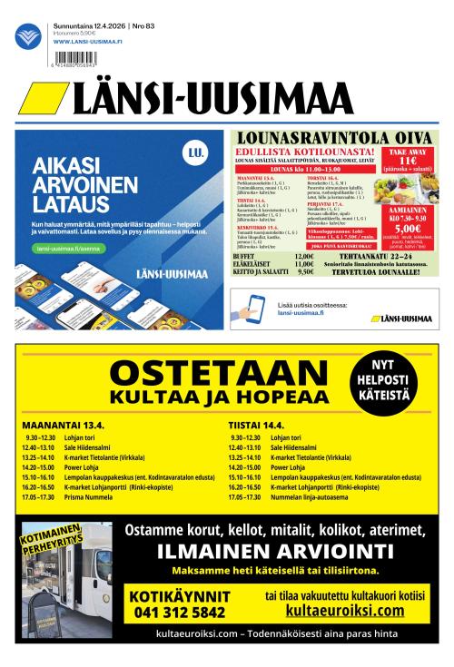 Länsi-Uusimaa 12.4.2026