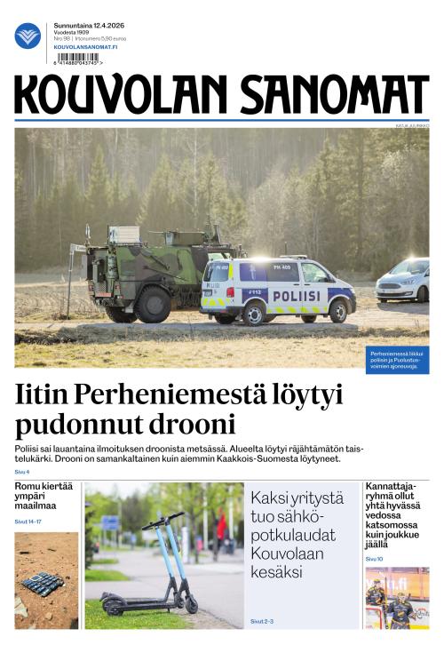 Kouvolan Sanomat 12.4.2026