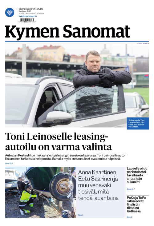 Kymen Sanomat 12.4.2026