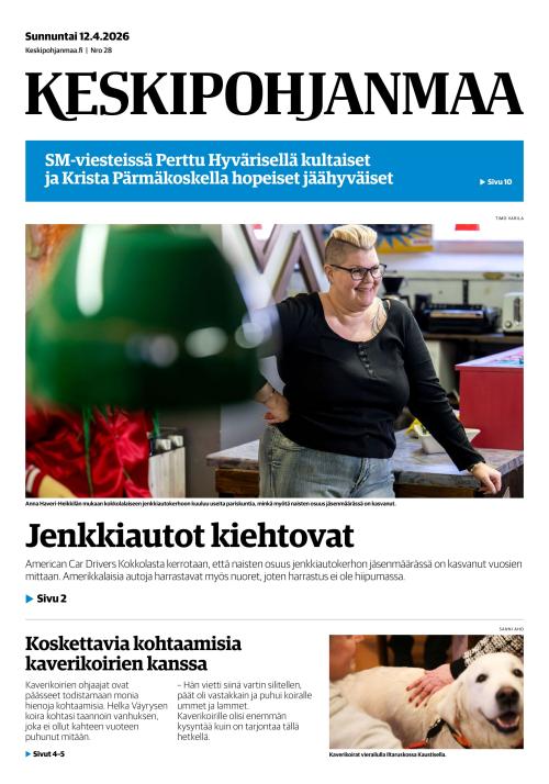 Keskipohjanmaa 12.4.2026