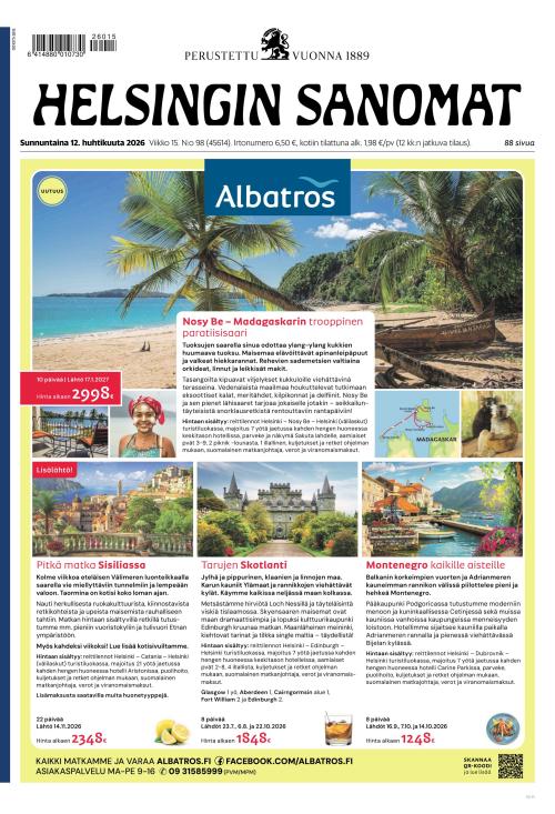 Helsingin Sanomat 12.4.2026