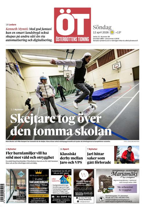 Österbottens Tidning 12.4.2026