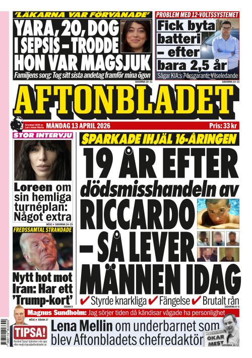 Aftonbladet 13.4.2026