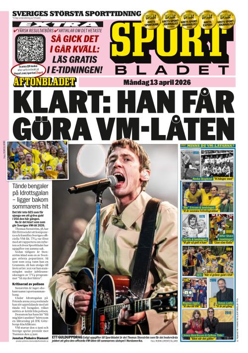 Aftonbladet Sportbladet 13.4.2026